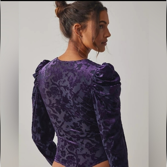 Free People Magic Hour Bodysuit in Deep Sea Combo•S - Picture 7 of 13